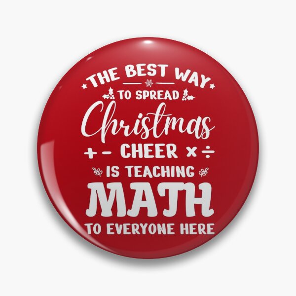 Item preview, Math Teacher Christmas Clothes, The Best Way To Spread Christmas Cheer is Teaching Math to Everyone Here, Santas Teachers Apparel designed and sold by praewapy.