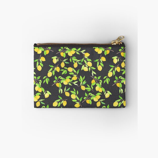 Item preview, Limones de acuarela sobre gris oscuro designed and sold by MoshitoDesigns.