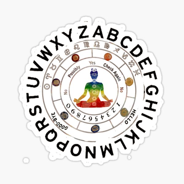 Pendulum Dowsing Board bywhacky Sticker