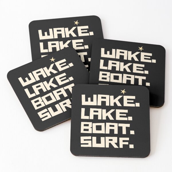 Item preview, Wake LAke Boat Surf Enjoy your life designed and sold by Hohohaxi.