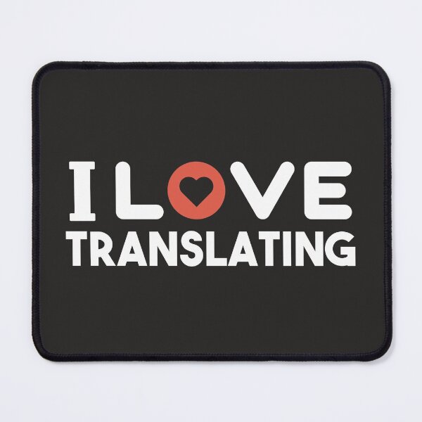 Item preview,  I Love Translating (red heart) designed and sold by LamaraK.