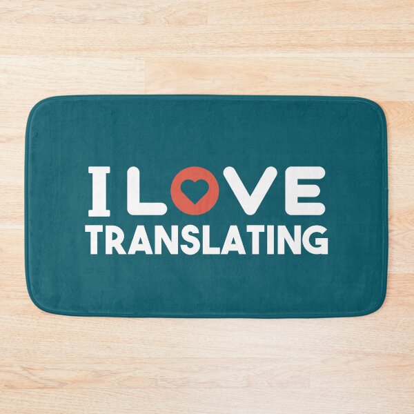 Item preview,  I Love Translating (red heart) designed and sold by LamaraK.