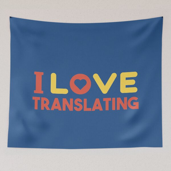 Item preview, Copy of  I Love Translating (red heart) designed and sold by LamaraK.