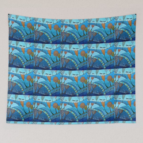Item preview, Blue birds designed and sold by sanyijudit.