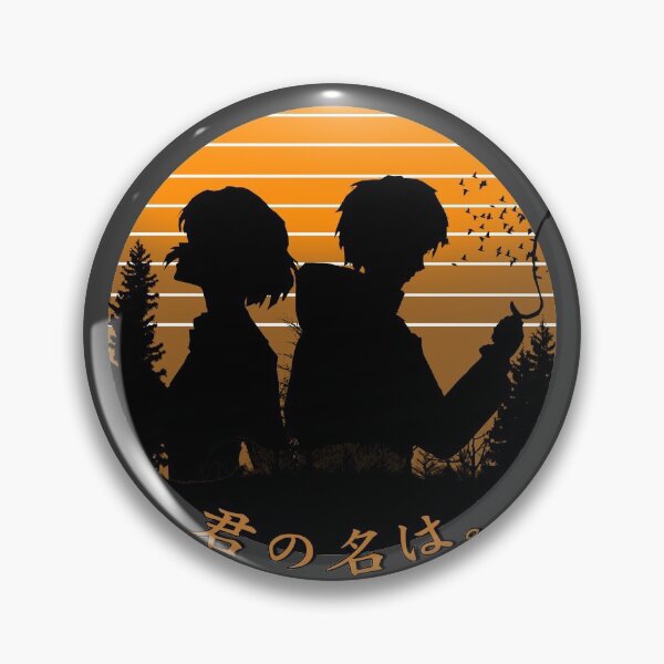 Item preview, silhoutte anime romantic kimi no na wa  designed and sold by cutemakerotart.