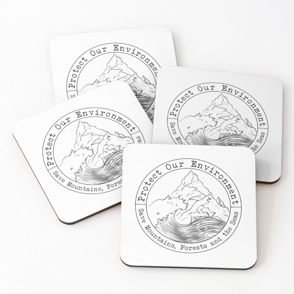 Item preview, Save-The-Oceans-Forests-Seas-Drawing-Nature-Lovers   designed and sold by TaycraftUSA.