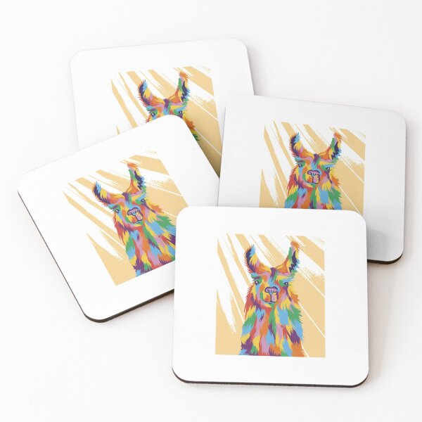 Item preview, Colorful llama designed and sold by DerSenat.