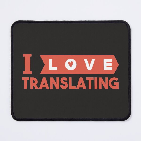 Item preview,  I Love Translating (red heart) designed and sold by LamaraK.