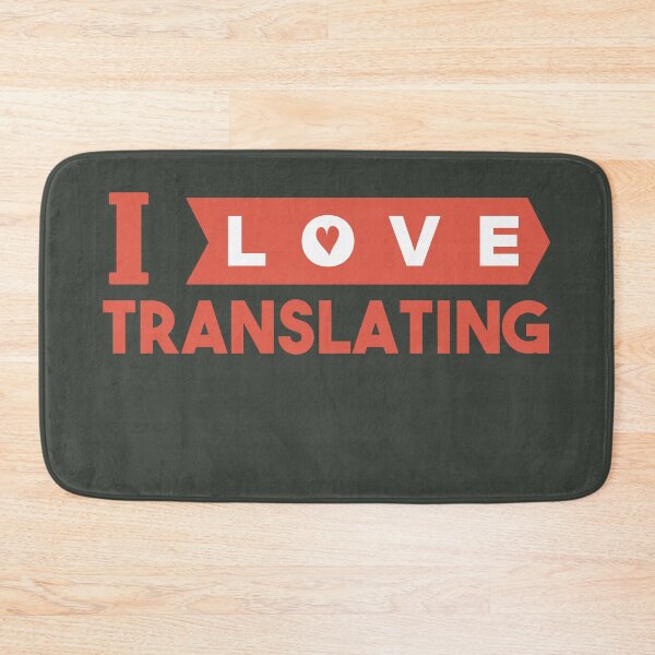 Item preview,  I Love Translating (red heart) designed and sold by LamaraK.