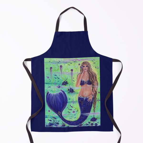 Item preview, Anthea mermaid with fish by Renee Lavoie designed and sold by Renee Lavoie.