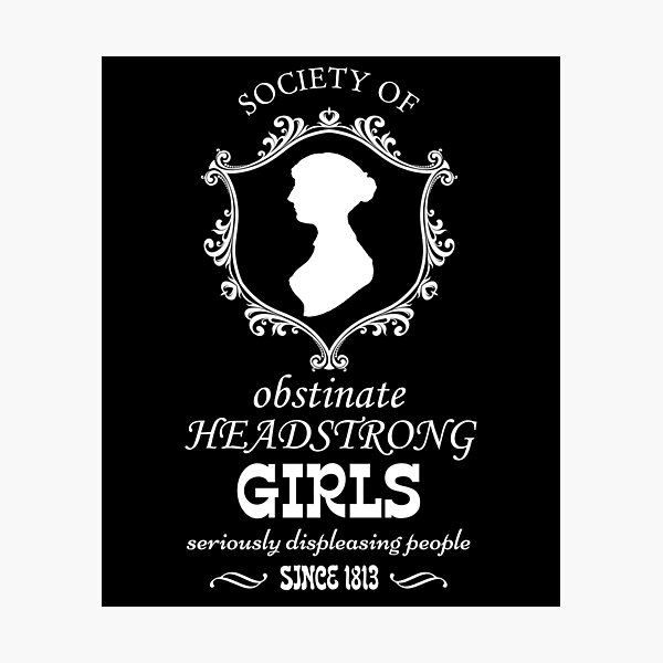 Item preview,  Jane Austen Portrait Book Club Mr. Darcy Fans Literary Quotes Gifts designed and sold by TopTeeShop.