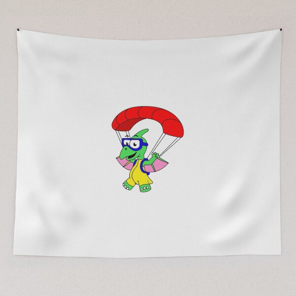 Item preview, Illustration of a pterodactyl parachuting. designed and sold by StocktrekImages.