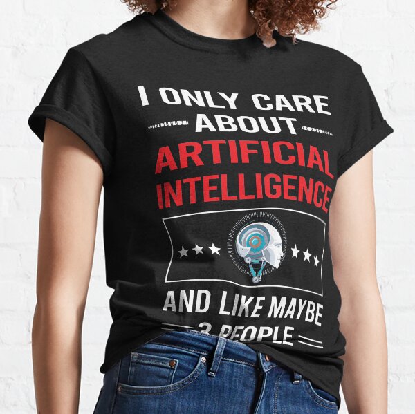 Item preview, Funny 3 People Artificial Intelligence AI designed and sold by DougPoulos.