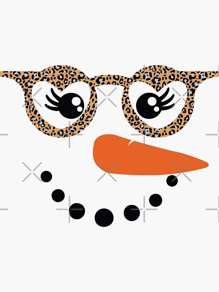 Snowman Leopard Vinyl