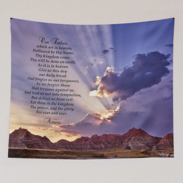 Item preview, The Lord's Prayer in the Badlands designed and sold by Kathy Weaver.