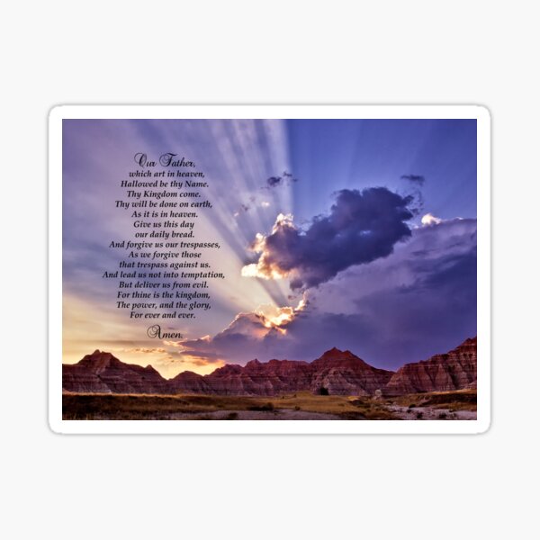 Item preview, The Lord's Prayer in the Badlands designed and sold by Kathy Weaver.