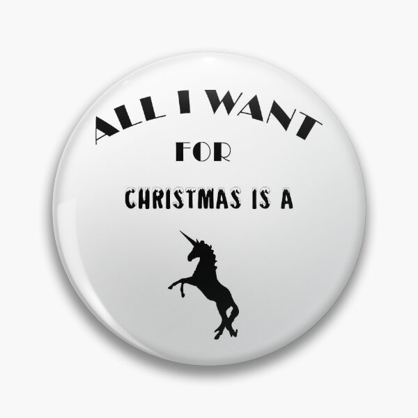 Item preview, All I Want For Christmas Is A Unicorn designed and sold by Ruwans.