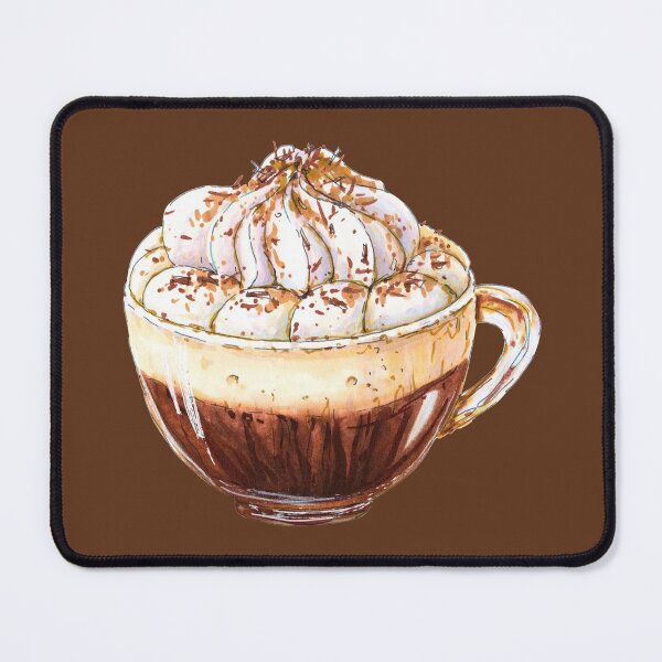 Item preview, Viennese Coffee in a Glass Cup designed and sold by Alicia Chee.