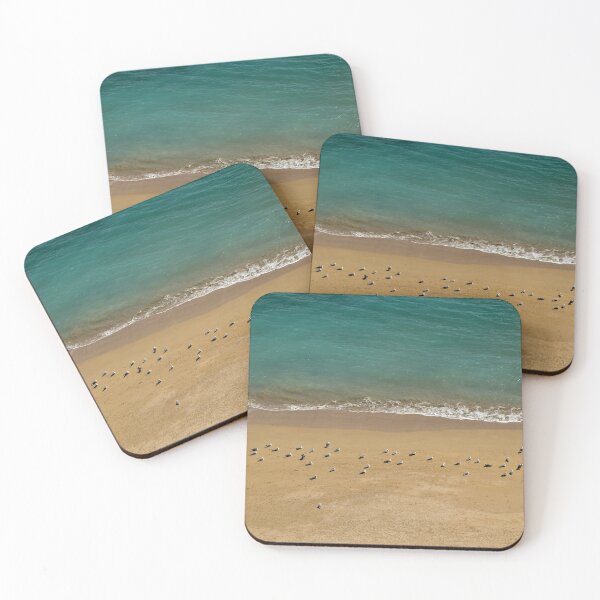 Item preview, Seagulls Relaxing in Deserta Beach designed and sold by AngeloDeVal.