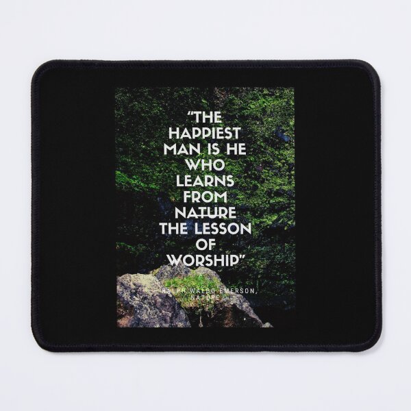 Item preview, _THE HAPPIEST MAN IS HE WHO LEARNS FROM NATURE THE LESSON OF WORSHIP..._ designed and sold by TaycraftUSA.