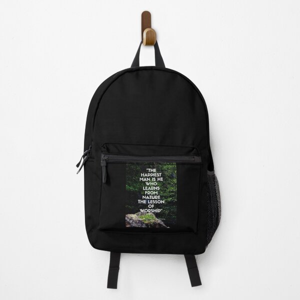 Item preview, _THE HAPPIEST MAN IS HE WHO LEARNS FROM NATURE THE LESSON OF WORSHIP..._ designed and sold by TaycraftUSA.