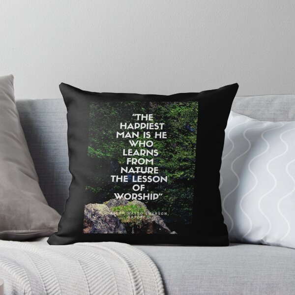 Item preview, _THE HAPPIEST MAN IS HE WHO LEARNS FROM NATURE THE LESSON OF WORSHIP..._ designed and sold by TaycraftUSA.