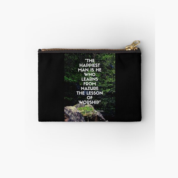 Item preview, _THE HAPPIEST MAN IS HE WHO LEARNS FROM NATURE THE LESSON OF WORSHIP..._ designed and sold by TaycraftUSA.