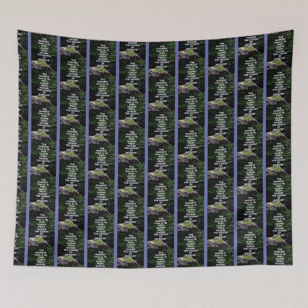 Item preview, _THE HAPPIEST MAN IS HE WHO LEARNS FROM NATURE THE LESSON OF WORSHIP..._ designed and sold by TaycraftUSA.