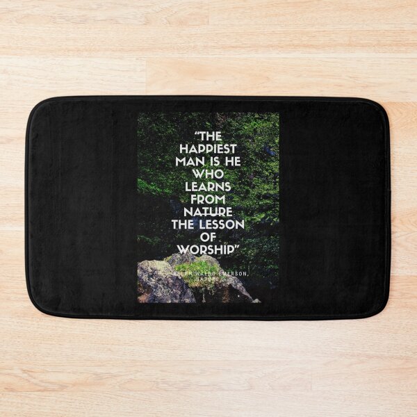 Item preview, _THE HAPPIEST MAN IS HE WHO LEARNS FROM NATURE THE LESSON OF WORSHIP..._ designed and sold by TaycraftUSA.