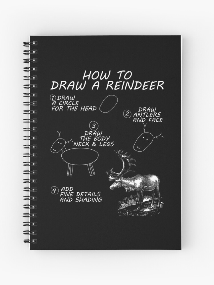 Cuaderno de espiral «Cómo dibujar un reno» de NoahRich | Redbubble Cuaderno de espiral «Cómo dibujar un reno» de NoahRich | Redbubble