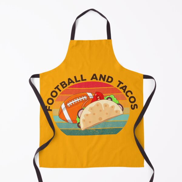 Item preview, American football and tacos lover gift, vintage dark text, football and mexican food, sports and food, taco pattern designed and sold by SGS-.