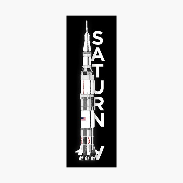 "Saturn V Apollo Rocket NASA Saturn 5" Photographic Print for Sale by