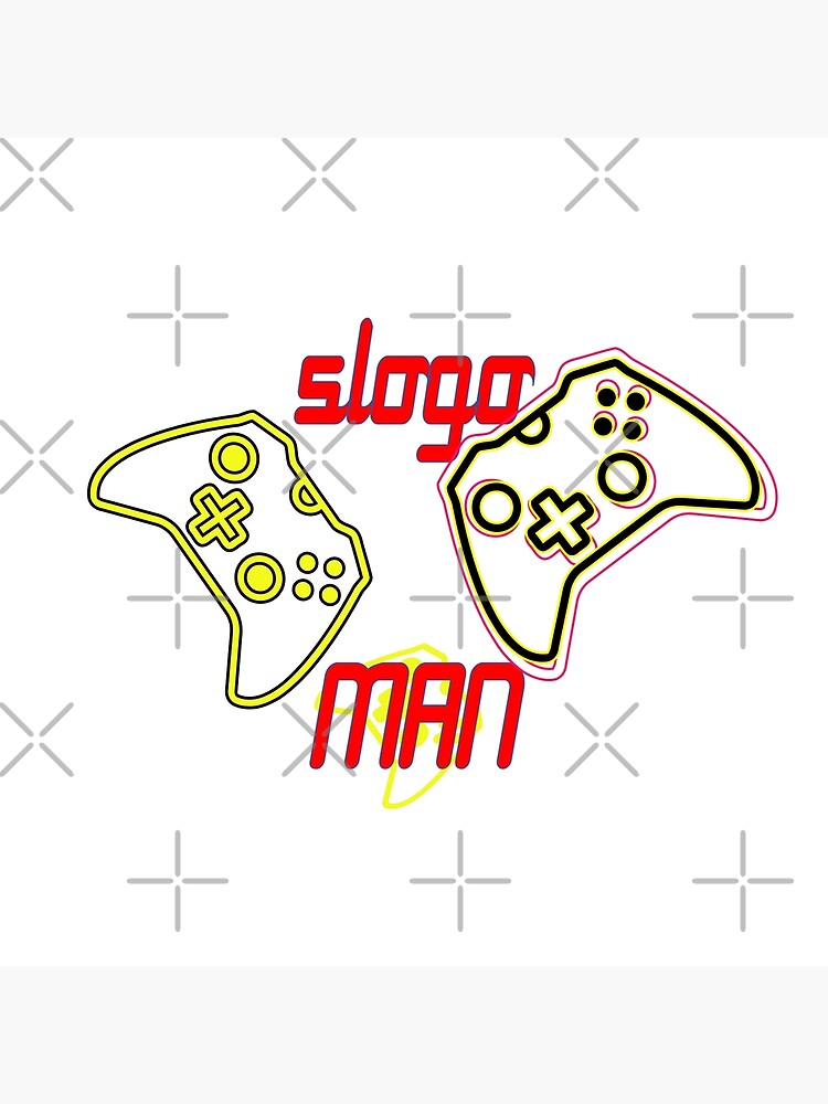 "Copy of slogoman slogo cool greens crianer funny logoo" Poster for