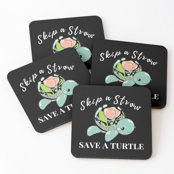 Item preview, Skip a Straw Save a Turtle   designed and sold by TaycraftUSA.