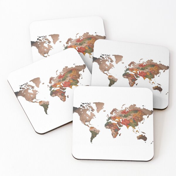Item preview, Map Wolrd, cartographic of the world designed and sold by khalifadahmane.