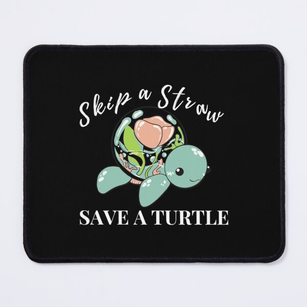 Item preview, Skip a Straw Save a Turtle   designed and sold by TaycraftUSA.
