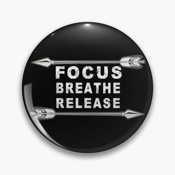 Item preview, Archery Quotes - Focus ,Breathe & Release designed and sold by cartyourchoice.