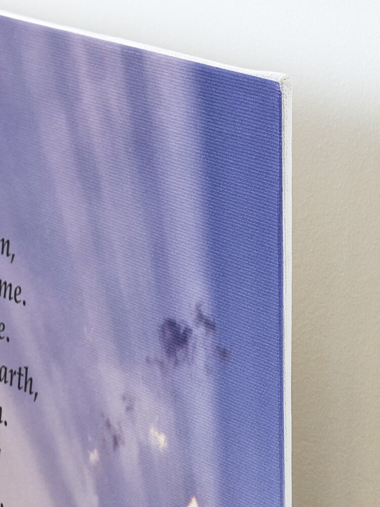 Alternate view of The Lord's Prayer in the Badlands Mounted Print