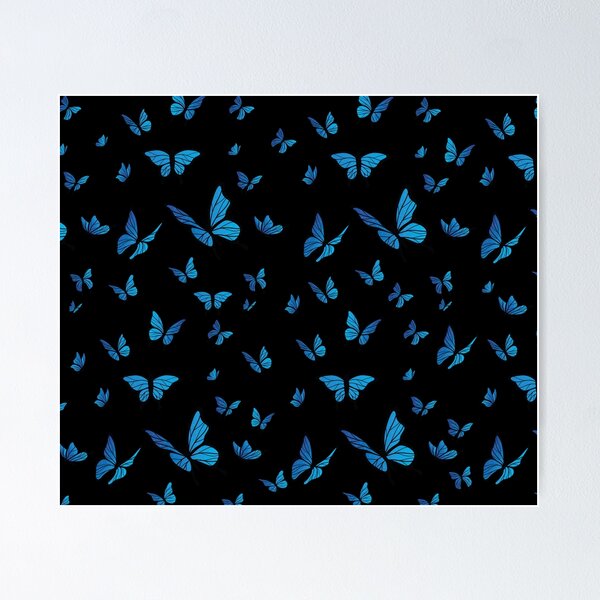 Item preview, Blue Butterfly pattern  designed and sold by adlook.