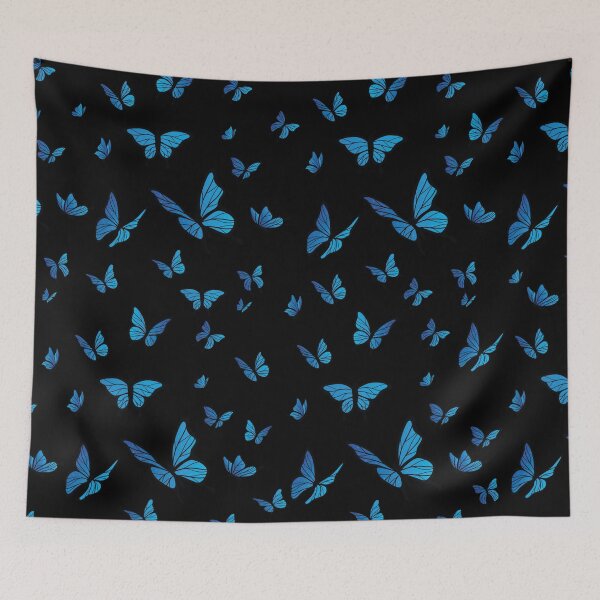 Item preview, Blue Butterfly pattern  designed and sold by adlook.