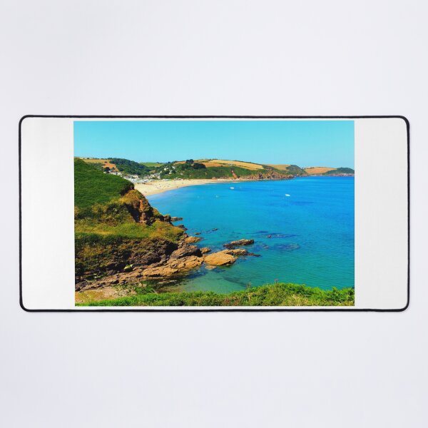 Item preview, Pentewan Cornwall Beach and Coast Colourful Blue Sea designed and sold by acceleratorhams.