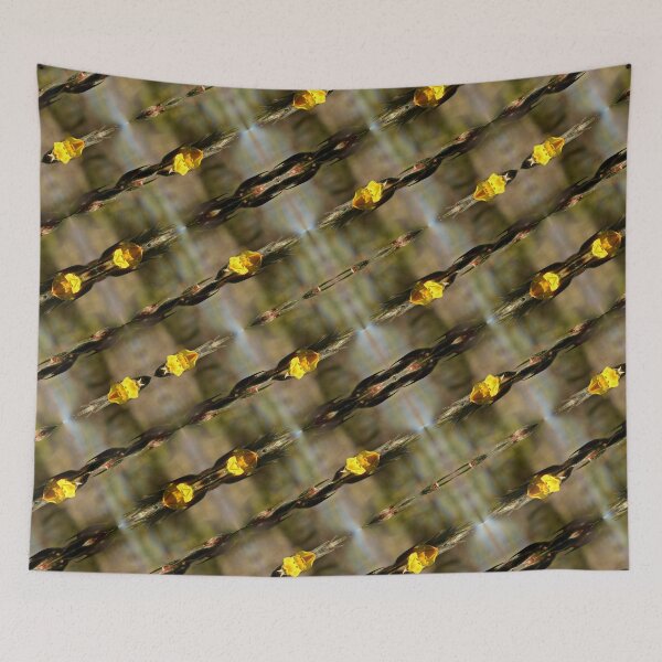 Item preview, Yellow Petals by the Lake, Ethereal Pattern designed and sold by Geoff Treagus.