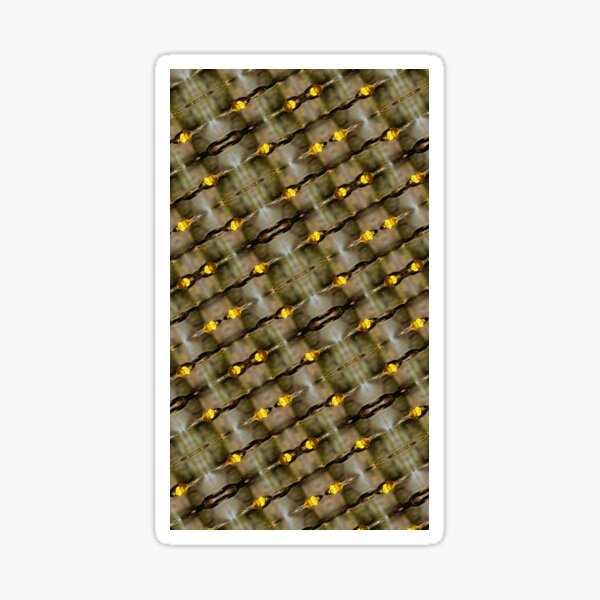 Item preview, Yellow Petals by the Lake, Ethereal Pattern designed and sold by Geoff Treagus.