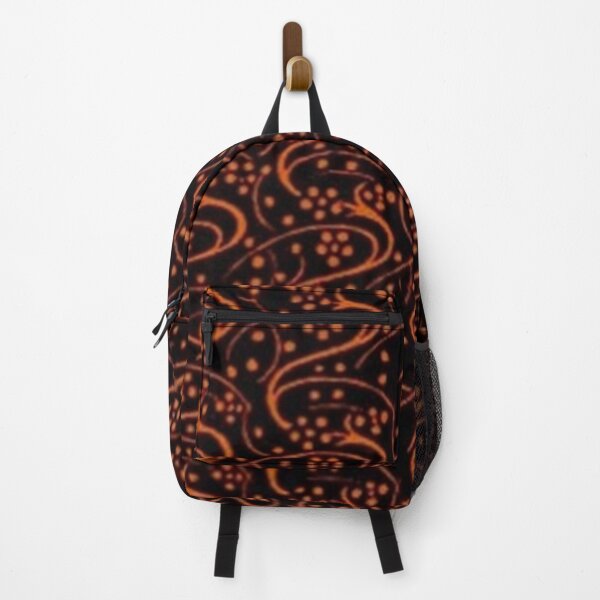 Item preview, Vintage Swirl Floral Orange and Black designed and sold by SaraValor.