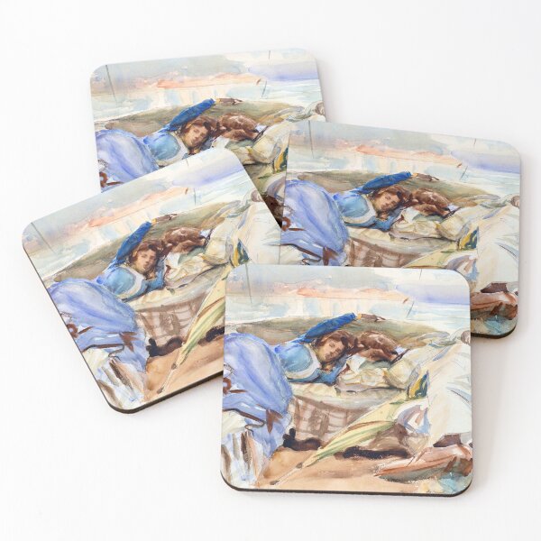Item preview, Two Figures in a Boat, Isola Bella, Italy (1902) by John Singer Sargent designed and sold by Designedbysm.