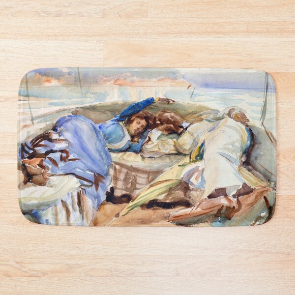 Item preview, Two Figures in a Boat, Isola Bella, Italy (1902) by John Singer Sargent designed and sold by Designedbysm.