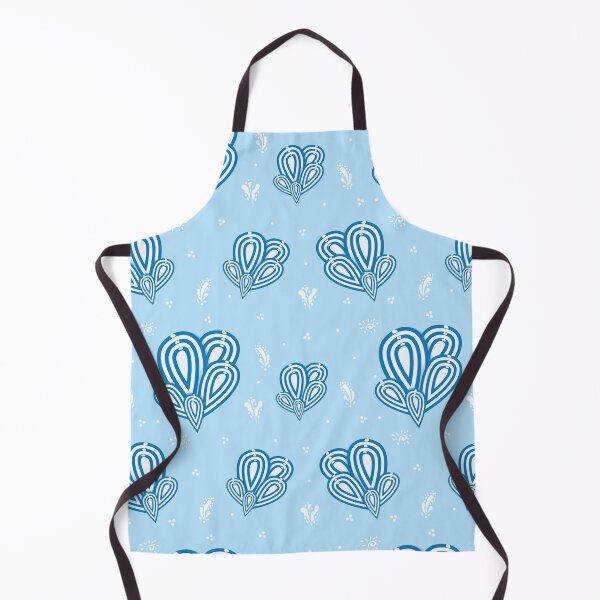 Item preview, Abstract zentangle pattern in light blue and white colours designed and sold by irisman.