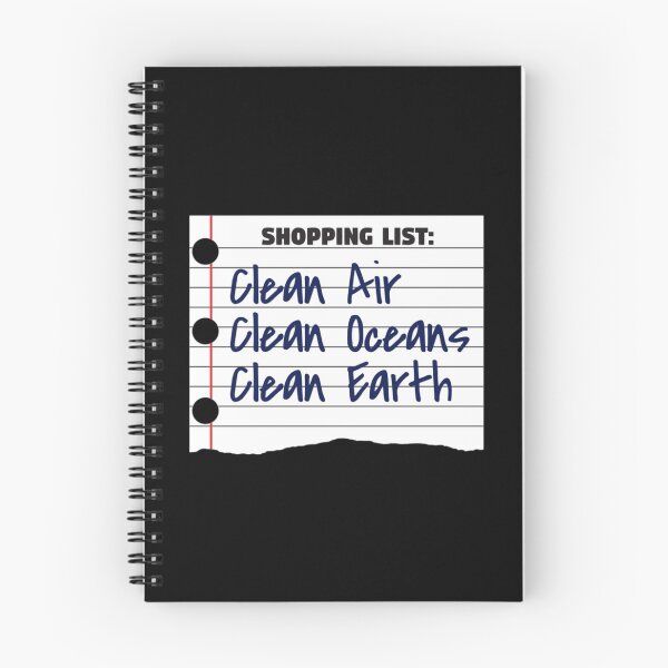 Item preview, Shopping List Clean Oceans Clean Earth - Earthday   designed and sold by TaycraftUSA.