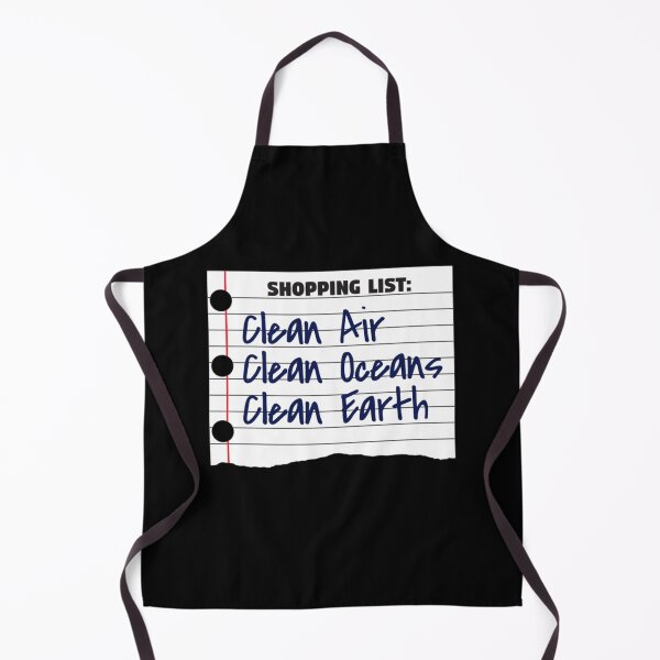 Item preview, Shopping List Clean Oceans Clean Earth - Earthday designed and sold by TaycraftUSA.