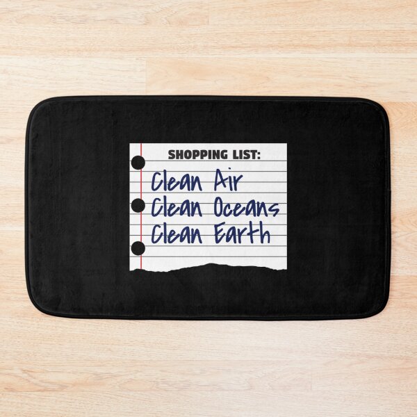Item preview, Shopping List Clean Oceans Clean Earth - Earthday   designed and sold by TaycraftUSA.